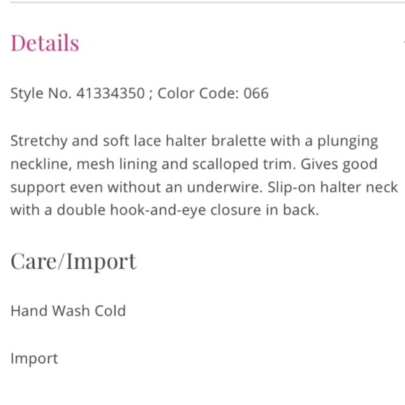 NWT Free People Lace Bra, XS - Picture 7 of 8